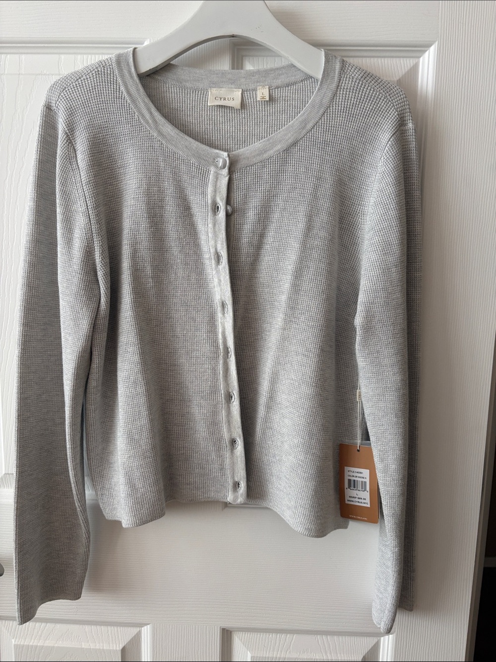 CYRUS Gray Cardigan
